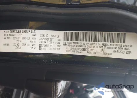 2014 Jeep Cherokee Latitude из США, поврежденный, VIN 1C4PJLCB7EW199675